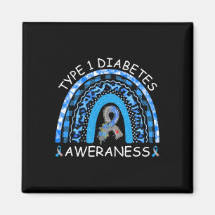 Imã Tipo 1 Sensibilização para a Diabetes Branqueada R