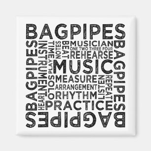 Imã Tipografia Bagpipe