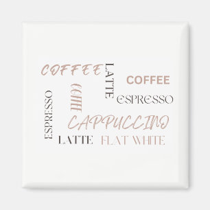 Imã Tipografia de Café Estilo de Café Moderno Amante d