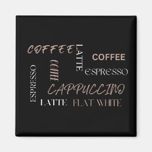 Imã Tipografia de Café Estilo Moderno de Barista Prese