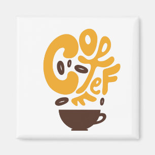 Imã Tipografia do café para amante do café