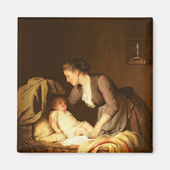 Imã Tirando o bebê, 1880 (Frente)