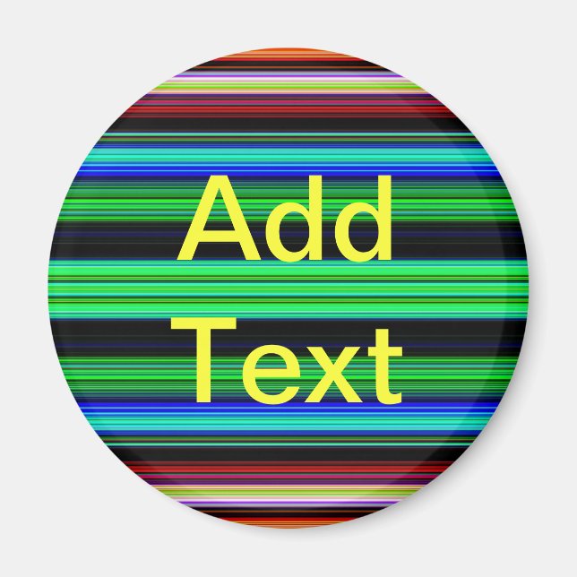 Imã Tiras coloridas finas - 1 (Frente)