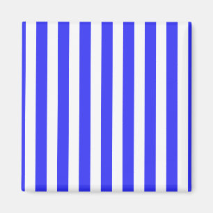 Imã Tiras de doces, azuis e brancas