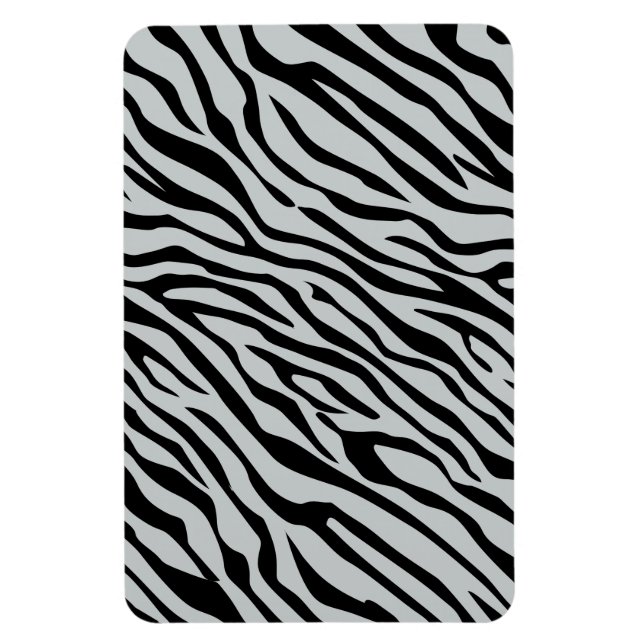 Ímã Tiras de Zebra Mágica Clique para Personalizar a c (Vertical)
