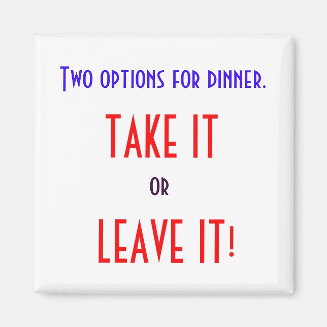 IMÃ TIRE OU DEIXE O MAGNET (Frente)