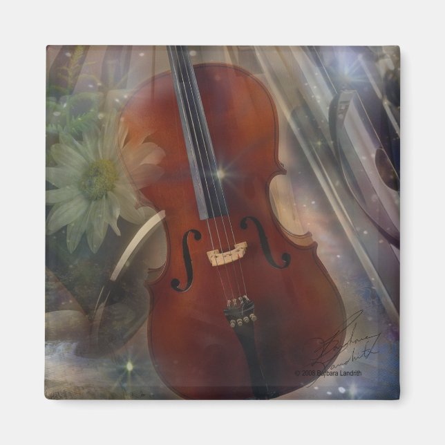 Imã Tire um Acorde com esta Design musical bonita (Frente)