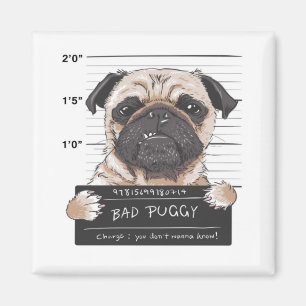 Imã Tiro de caneca mau de Puggy