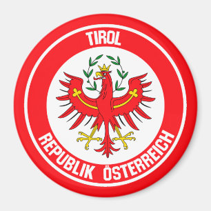 Imã Tirol Round Emblem