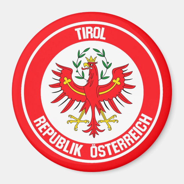 Imã Tirol Round Emblem (Frente)
