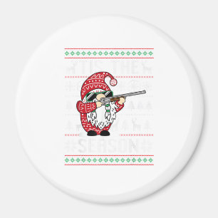 Imã Tis The Season Deer Gnome Reindeer Christmas
