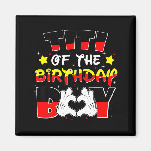 Imã Titi Da Camisa Do Menino De Aniversário Correspond