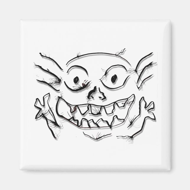 Imã TiTi DoodleNut por Designs Cussdum (Frente)