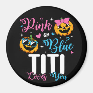 Imã Titi Rosa Ou Azul Te Ama Um Círculo De Bebê