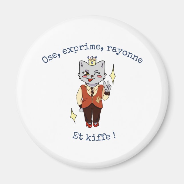 Imã Titre : "Ose, Exprime, Rayonne :  (Frente)