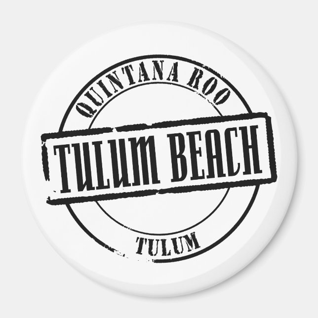 Imã Título da praia do Tulum (Frente)