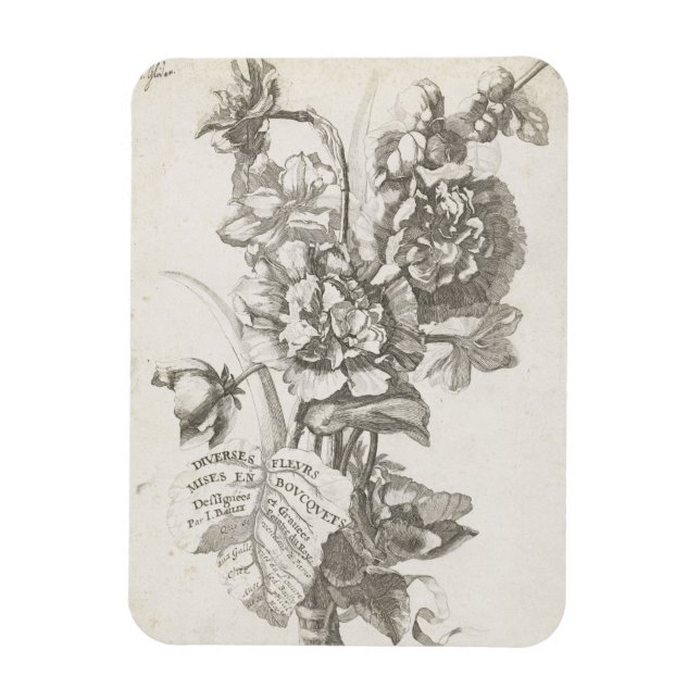 Ímã Título Página com um Buquê de Pessoas 3 (Vertical)