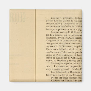Imã Título Página do Atlas México 1874
