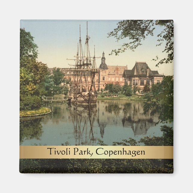 Imã Tivoli Park, Copenhaga, Dinamarca (Frente)