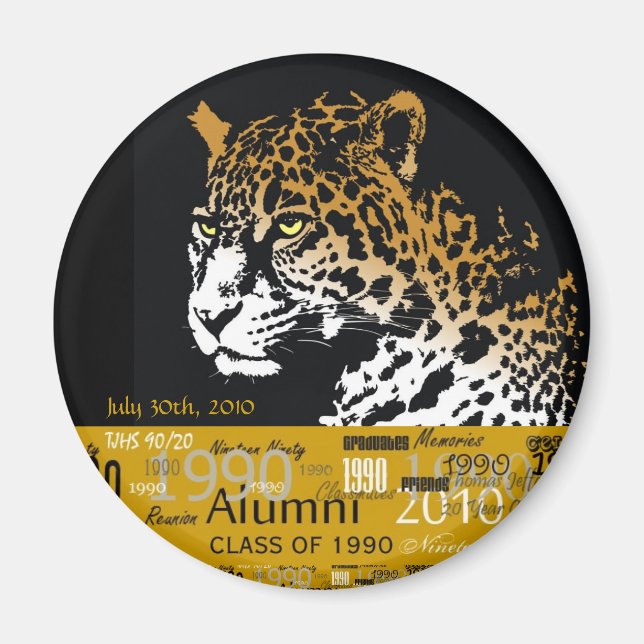 Imã TJHS 20 anos de ímã redondo (Frente)