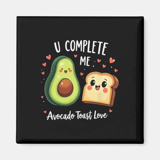 Imã Tó Completo Me Cute Torrada de Abacate Valentão D (Frente)