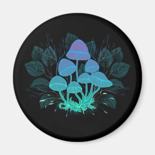 Imã Toadstools em arbustos