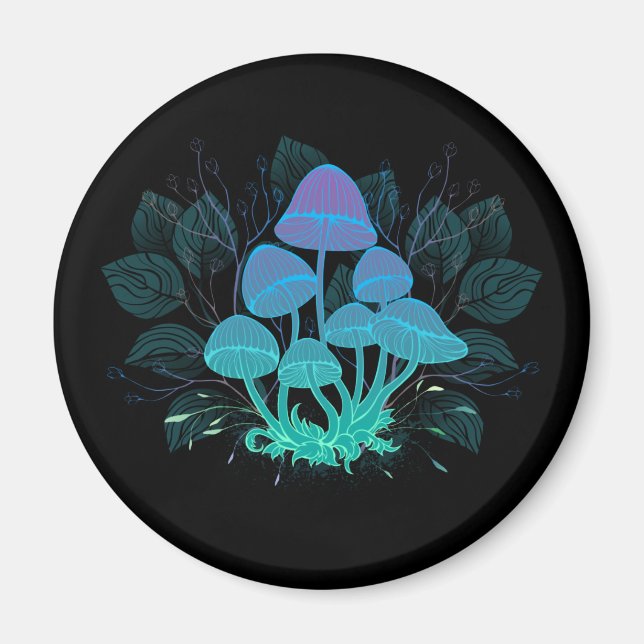 Imã Toadstools em arbustos (Frente)