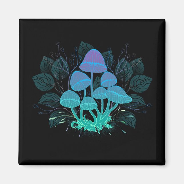 Imã Toadstools em arbustos (Frente)