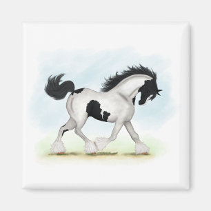 Imã Tobiano Gypsy Vanner Horse