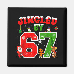 Imã Tocado Por 67 Meme Divertido Six Seven 6 7 Natal
