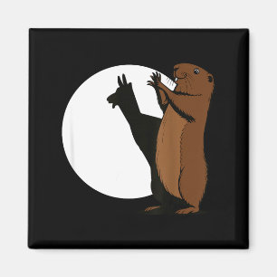 Imã Tocas de Marmota Llama Fantoche Divertido Marmota