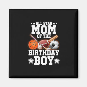 Imã Toda Estrela Mãe Do Menino Do Aniversário Sketll F