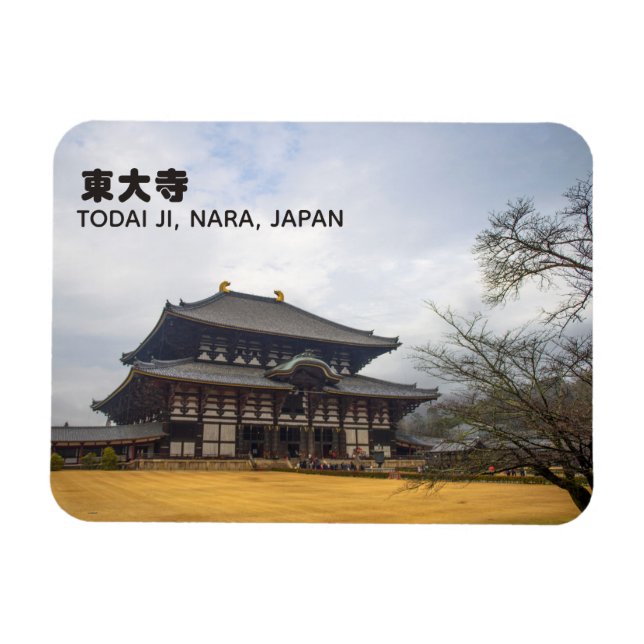 Ímã Todai-ji 東 大 寺 Nara, Viagem do Japão (Horizontal)