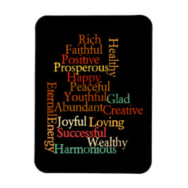 Ímã Todas as coisas que você é afirmações positivas