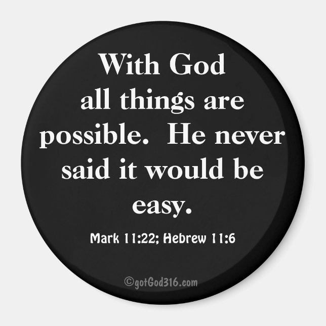Imã Todas as coisas são possíveis gotGod316.com Script (Frente)