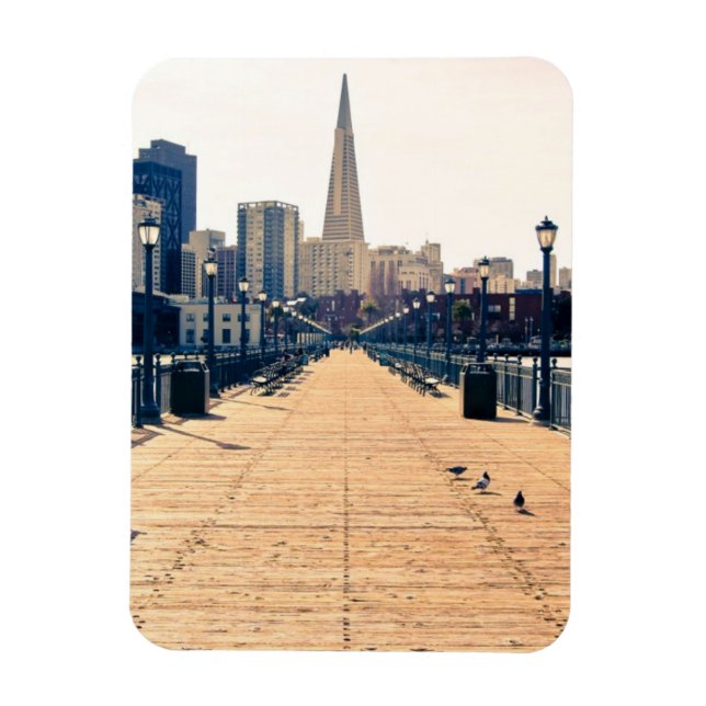 Ímã Todas as estradas levam à pirâmide. (Vertical)