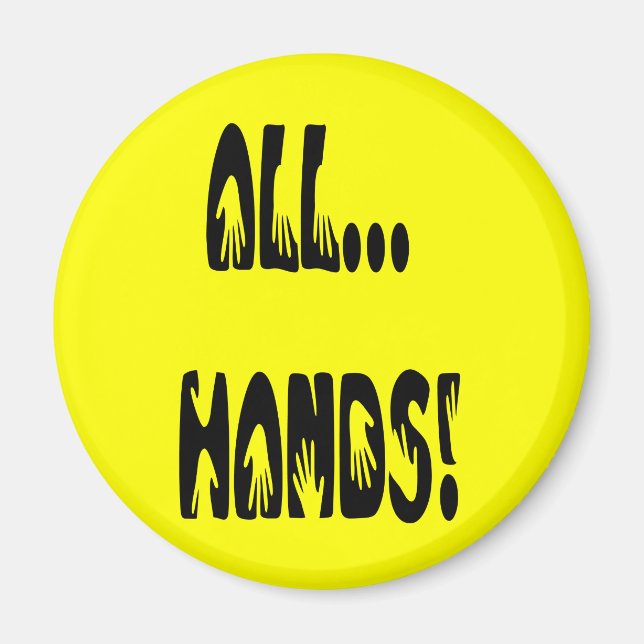 Imã Todas as mãos. (Frente)