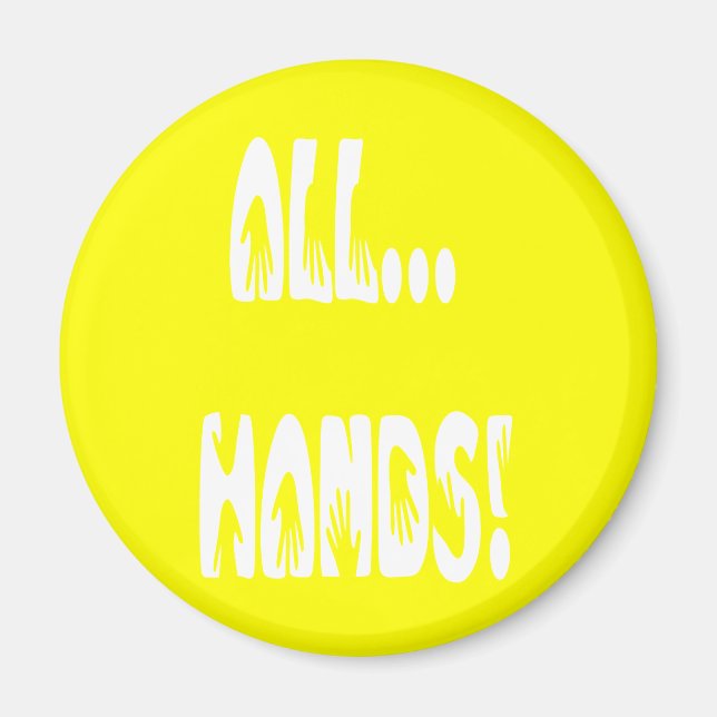 Imã Todas as mãos. (Frente)