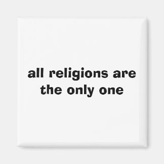 Imã todas as religiões são as únicas