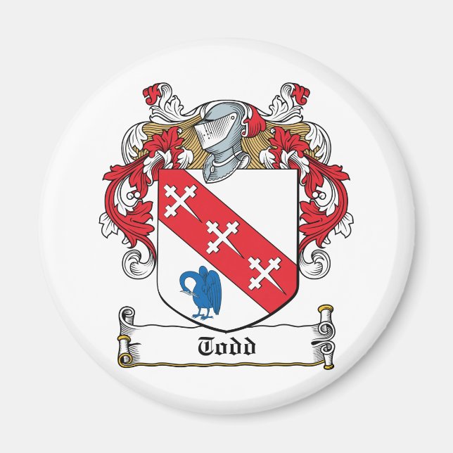 Imã Todd Family Crest (Frente)
