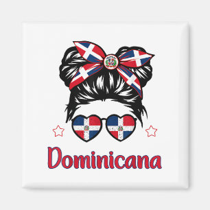 Imã Toddler Girl Dominican Republic Flag Hispani