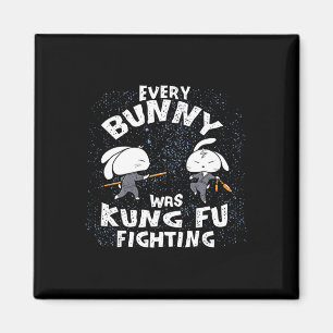 Imã Todo coelho estava lutando kung fu ninja karatê do