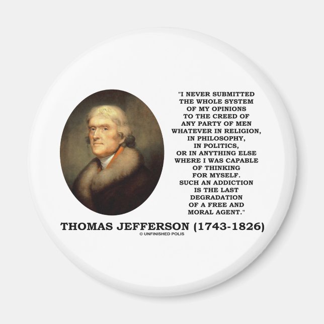 Imã Todo O Sistema De Minhas Opiniões Pensando Por Mim (Frente)