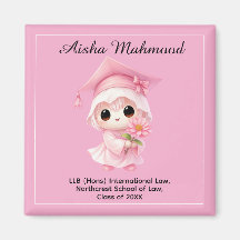 🎓 Todo texto personalizado Chibi Rose Graduação