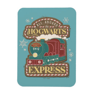 Ímã Todos a bordo do cookie de Natal Express HOGWARTS™