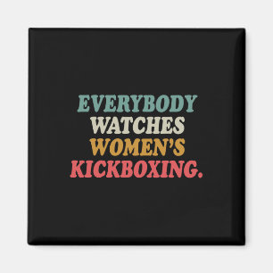Imã Todos Assistem Kickboxing Feminino