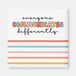 Imã Todos Coloridos Comunicam Diferentemente