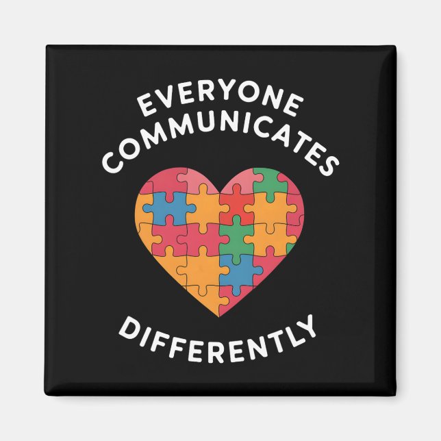 Imã Todos Comunicam de Maneira Diferente Conscientizaç (Frente)