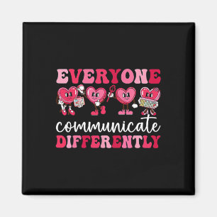 Imã Todos Comunicam Diferentes Autismo Cardíaco Val