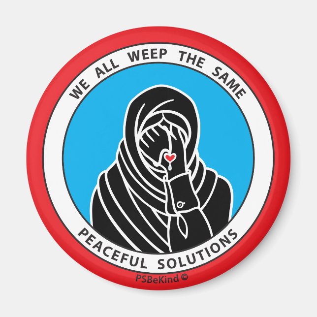 Imã Todos Nós Carregamos O Mesmo Magnet 3 Red_2,25" (Frente)